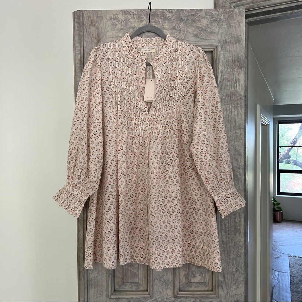 Doen Dulcie Mini Dress in Spring Elderberry Floral